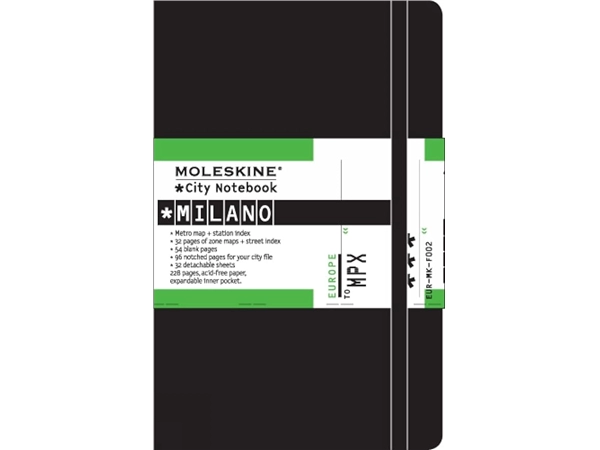 Een City Notebook MILANO ** zonder recht van retour ** koop je bij Moleskine.nl